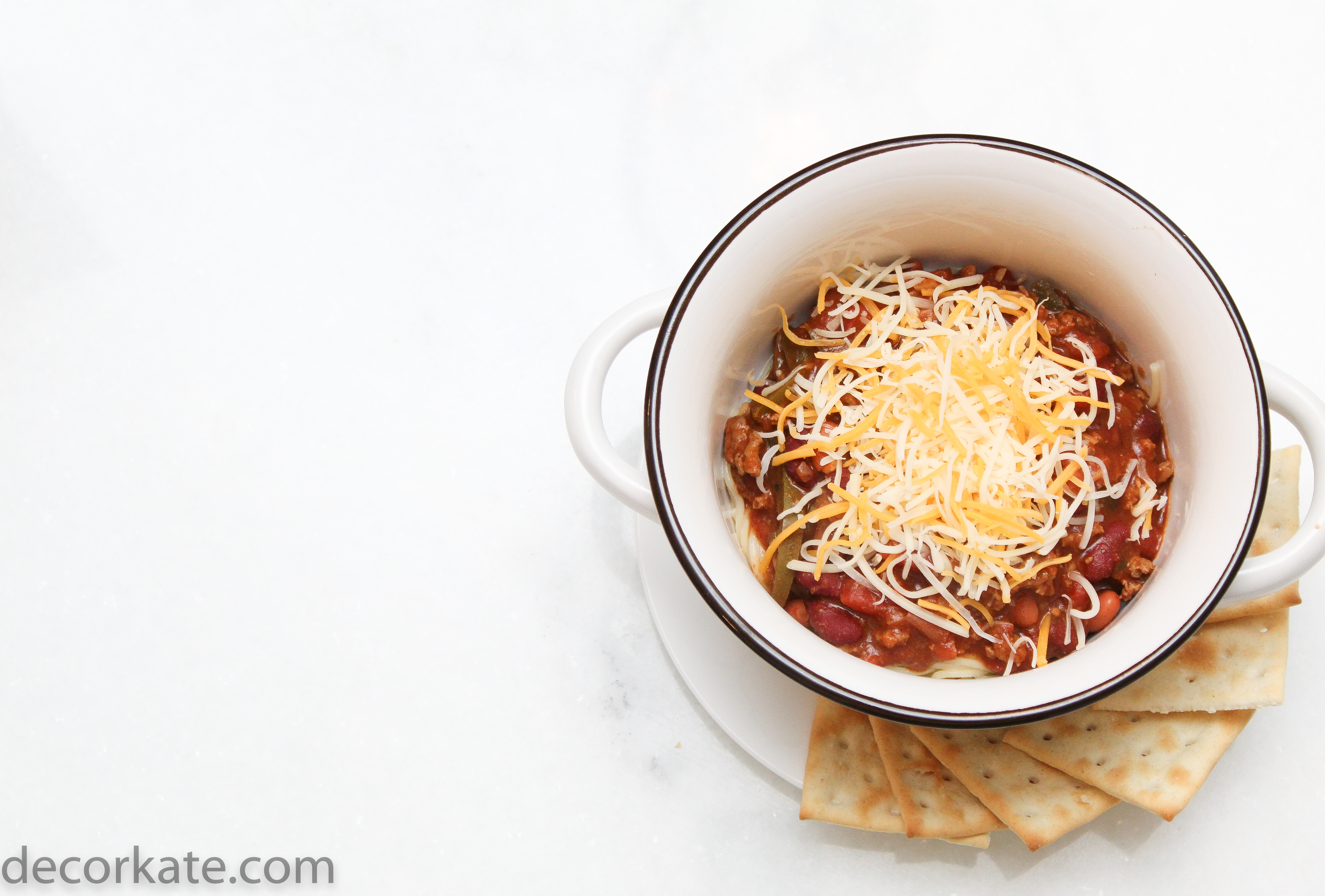 Chili With Shredded Cheese