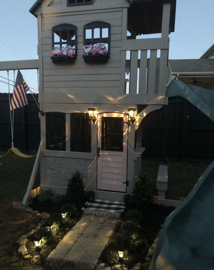 outdoor playhouse lights