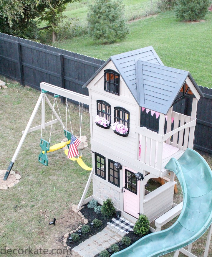 playhouse painted