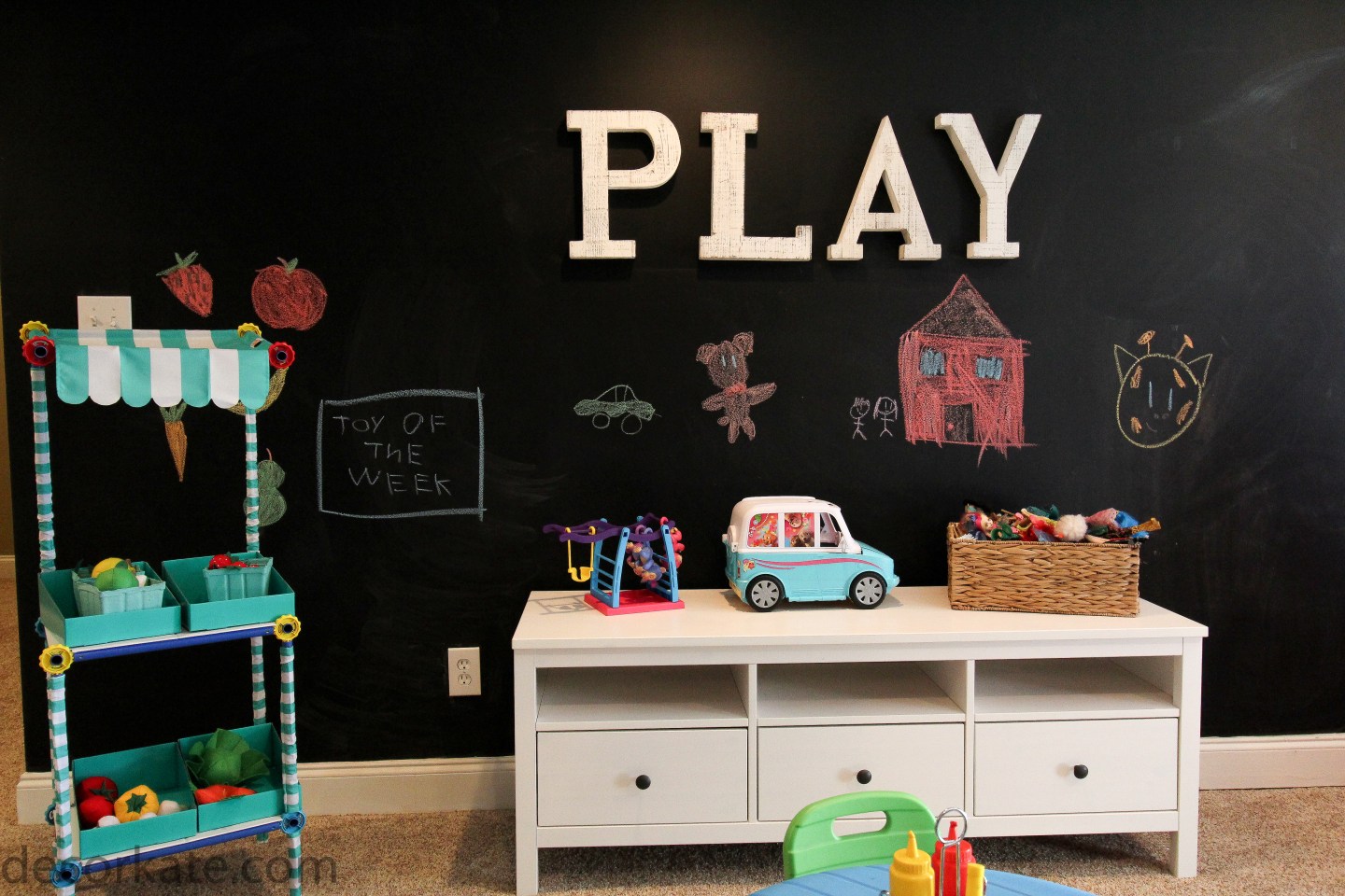 Playroom Chalkpaint Wall